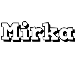 Mirka snowing logo