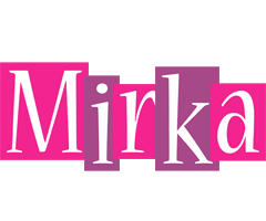 Mirka whine logo