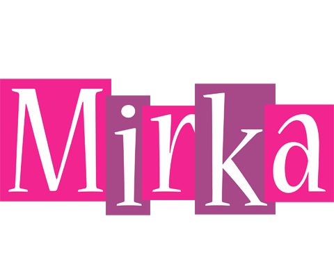 Mirka whine logo