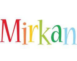 Mirkan birthday logo
