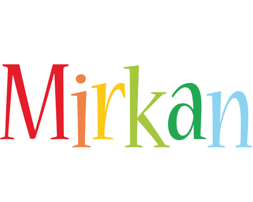 Mirkan birthday logo