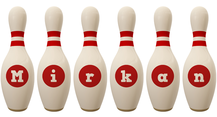 Mirkan bowling-pin logo