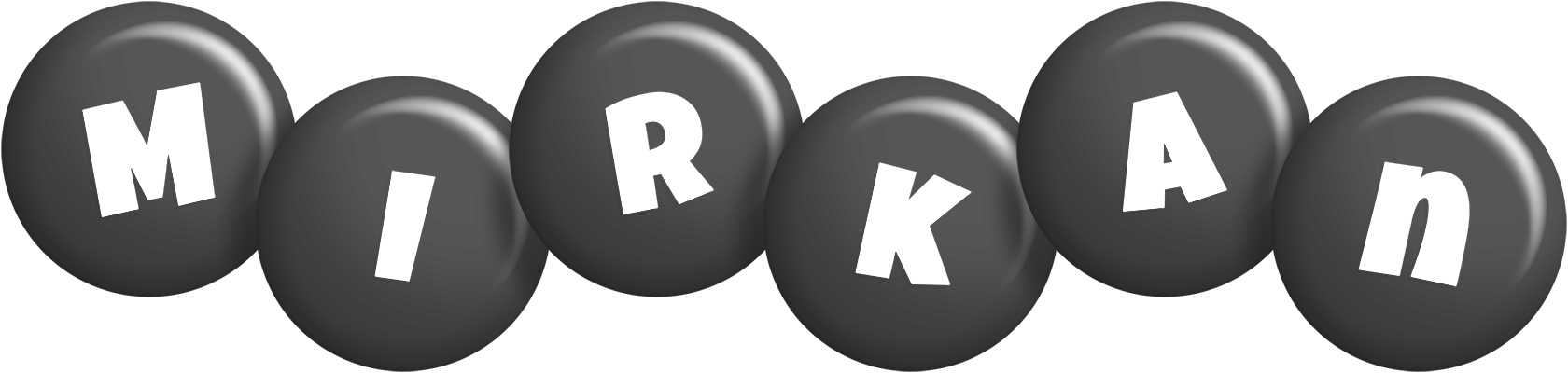 Mirkan candy-black logo