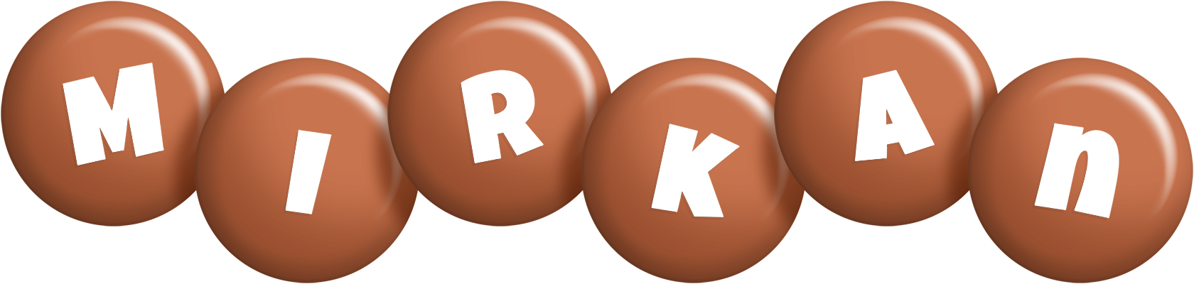 Mirkan candy-brown logo