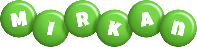 Mirkan candy-green logo