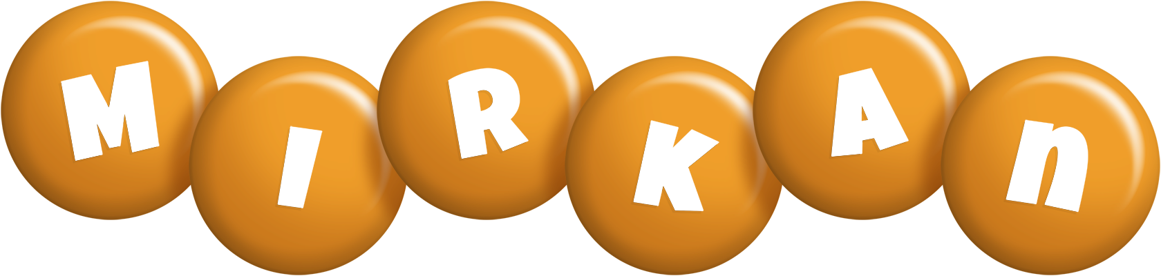 Mirkan candy-orange logo