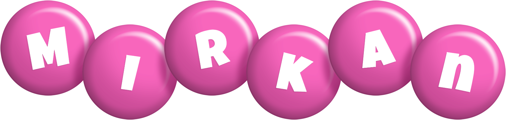 Mirkan candy-pink logo