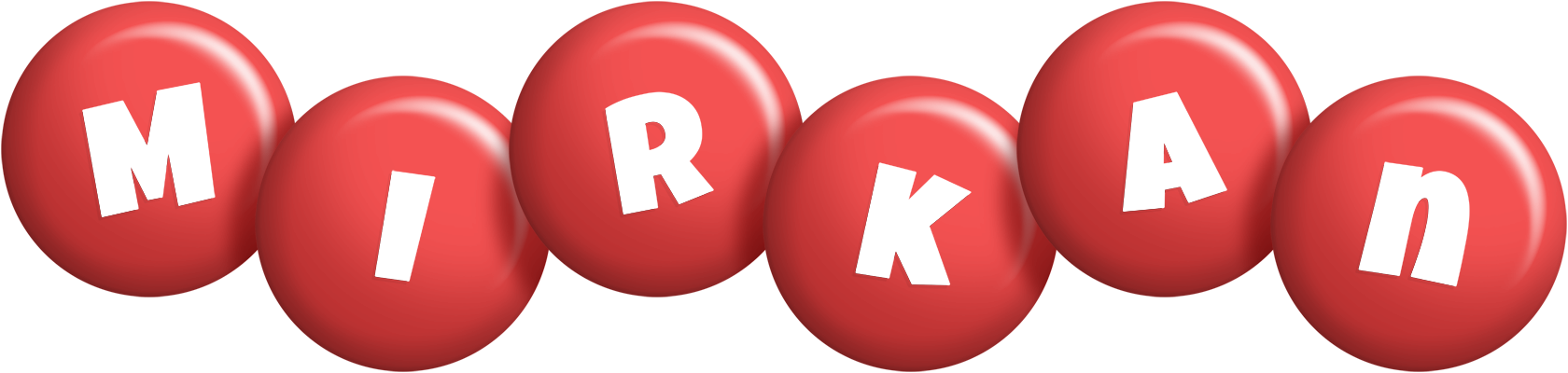 Mirkan candy-red logo