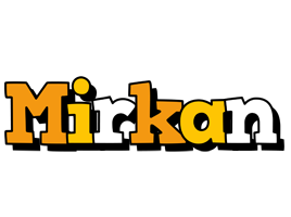 Mirkan cartoon logo