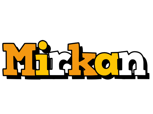 Mirkan cartoon logo
