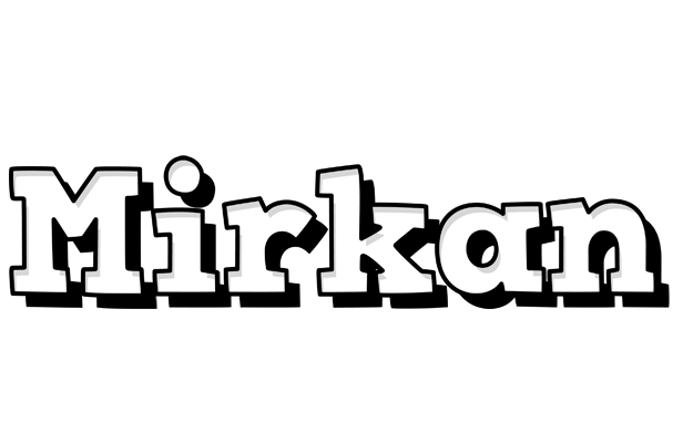 Mirkan snowing logo