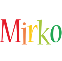 Mirko birthday logo