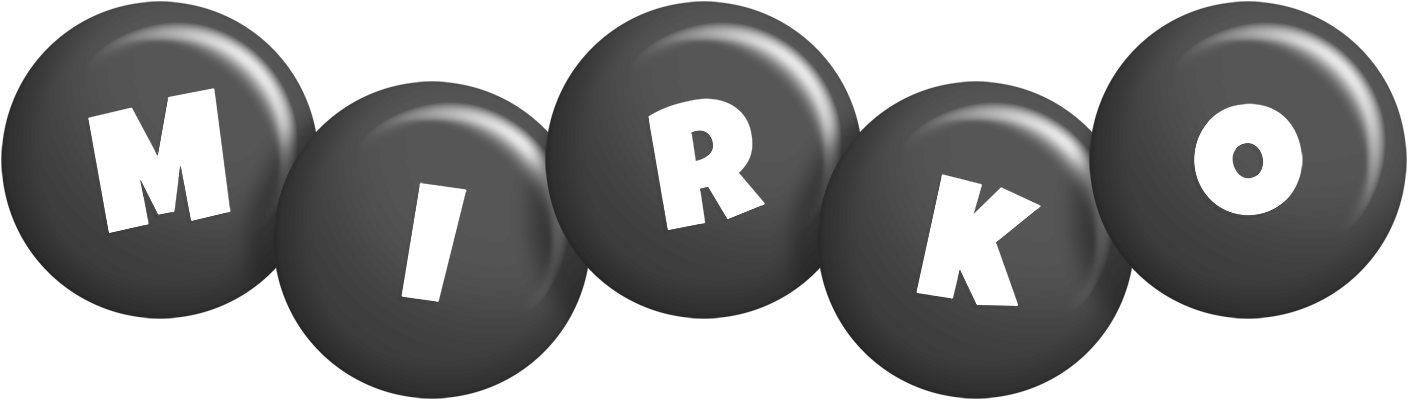 Mirko candy-black logo