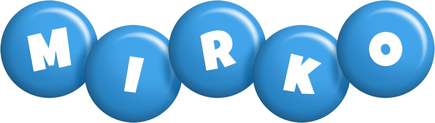 Mirko candy-blue logo