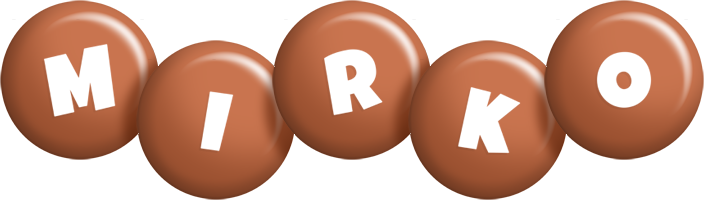 Mirko candy-brown logo