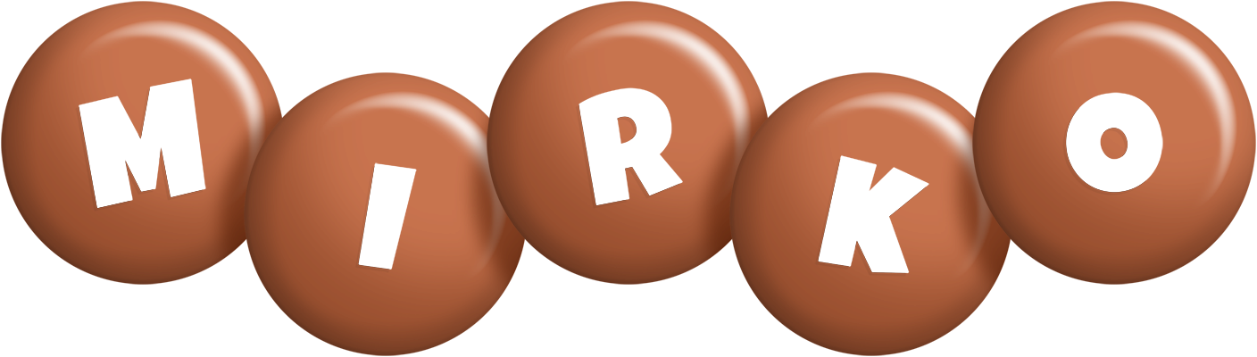Mirko candy-brown logo
