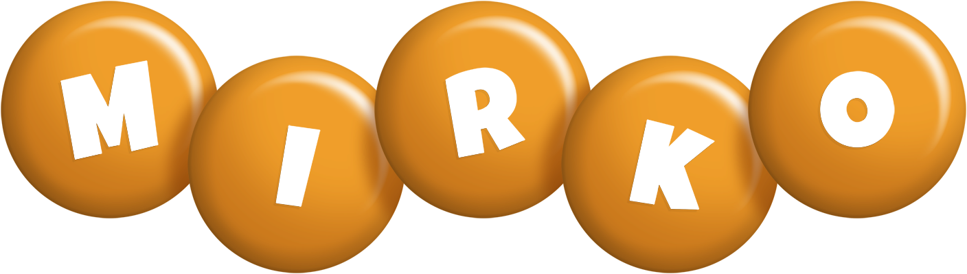 Mirko candy-orange logo
