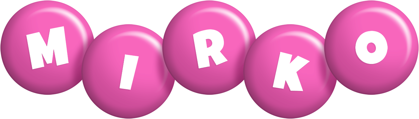Mirko candy-pink logo