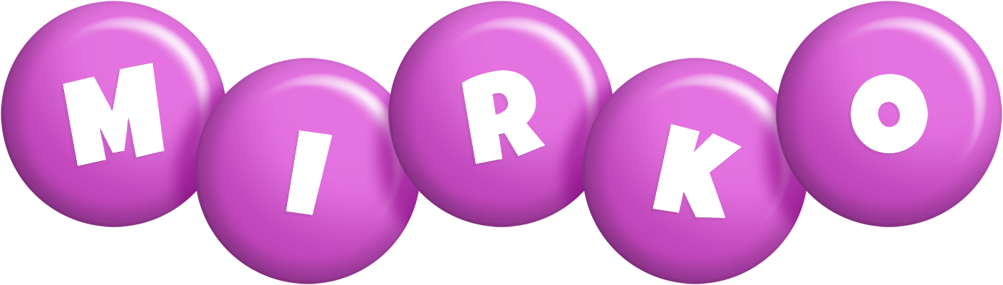 Mirko candy-purple logo
