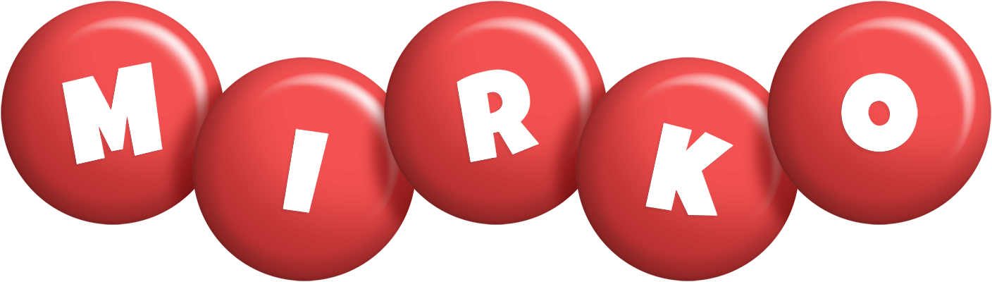 Mirko candy-red logo