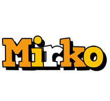 Mirko cartoon logo