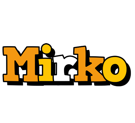 Mirko cartoon logo