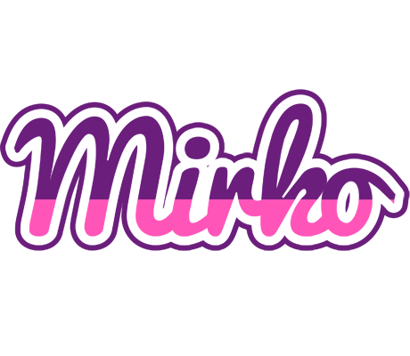 Mirko cheerful logo