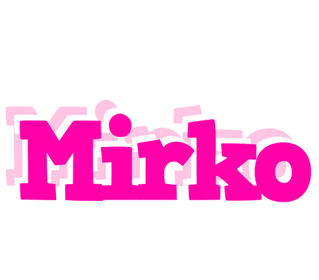 Mirko dancing logo