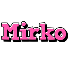 Mirko girlish logo