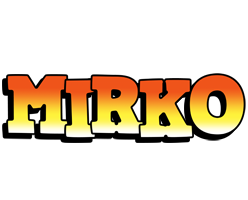 Mirko sunset logo