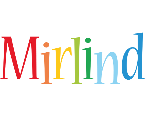 Mirlind birthday logo