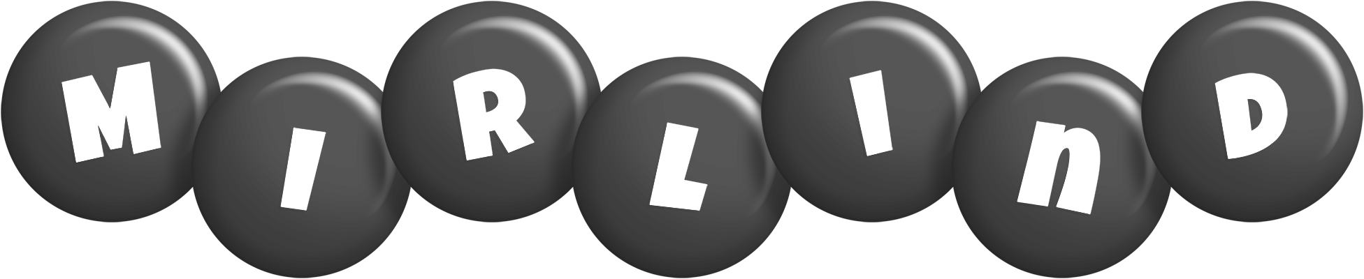 Mirlind candy-black logo