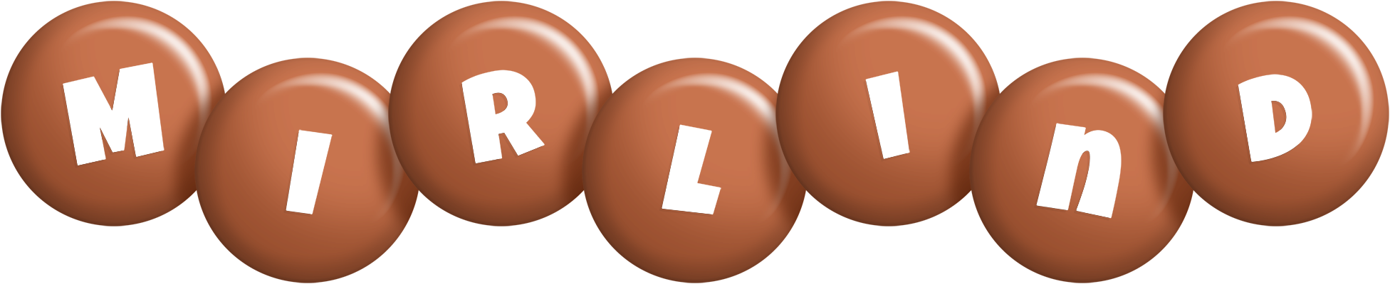 Mirlind candy-brown logo