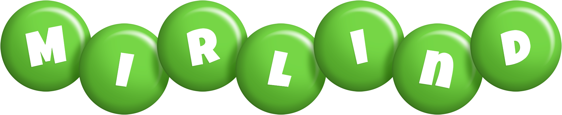 Mirlind candy-green logo