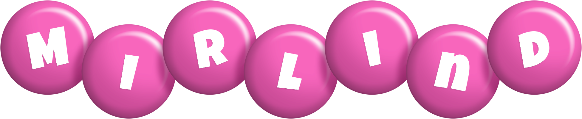Mirlind candy-pink logo