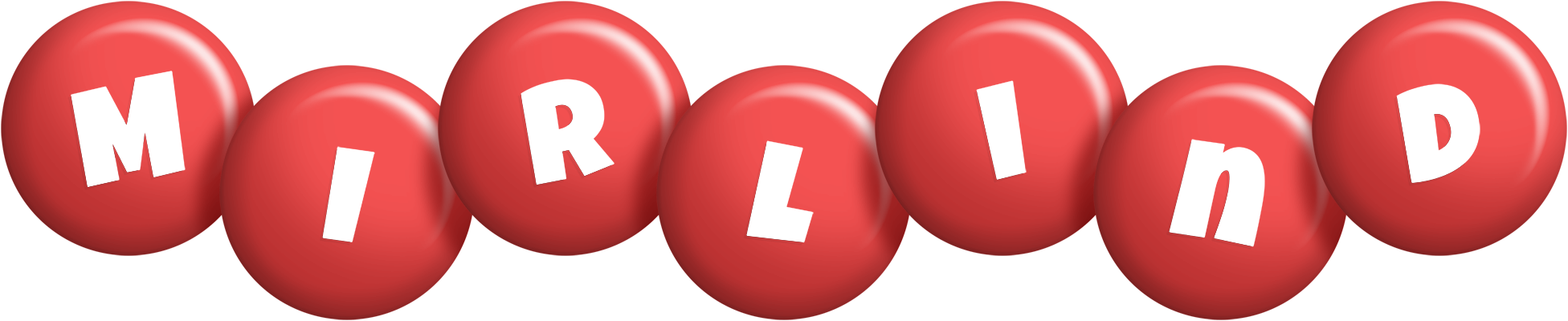 Mirlind candy-red logo