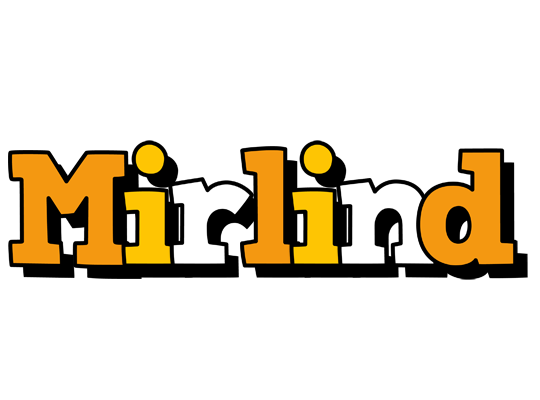 Mirlind cartoon logo
