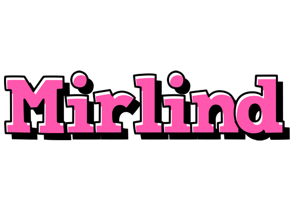 Mirlind girlish logo