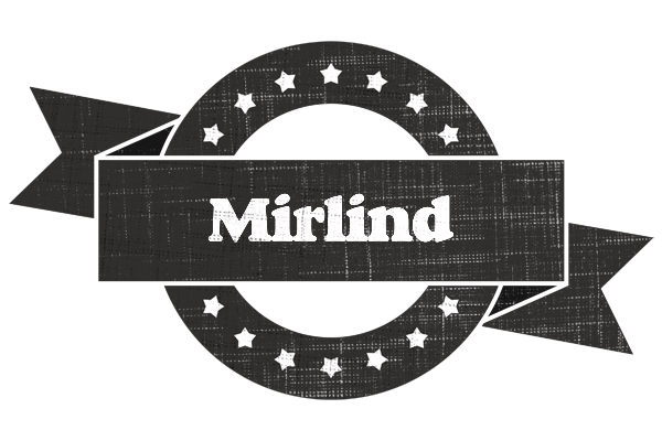 Mirlind grunge logo