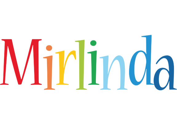 Mirlinda birthday logo