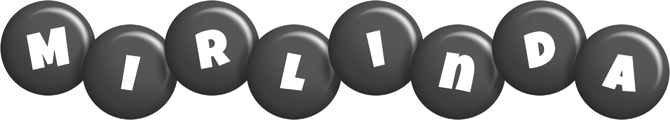 Mirlinda candy-black logo