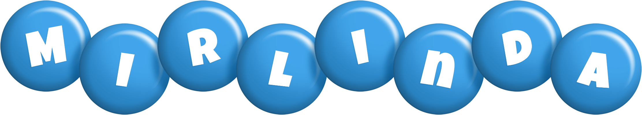Mirlinda candy-blue logo