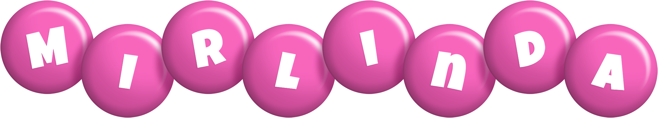 Mirlinda candy-pink logo