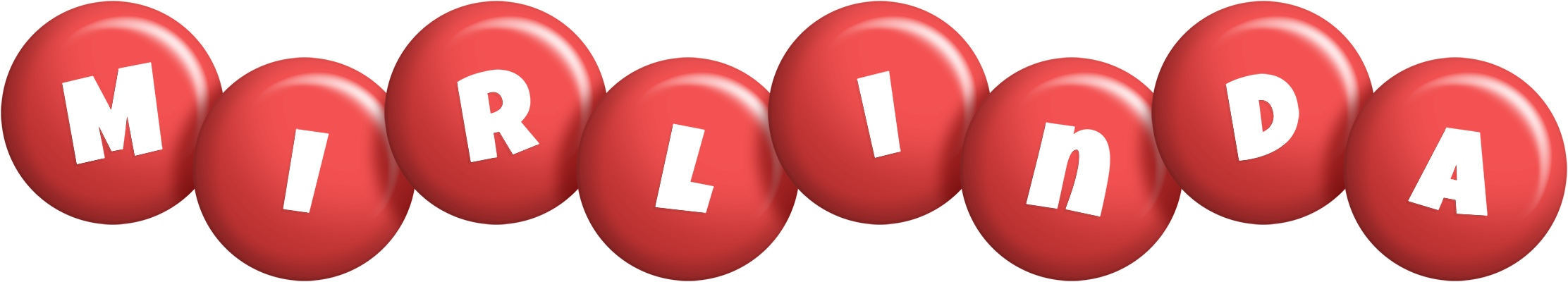 Mirlinda candy-red logo
