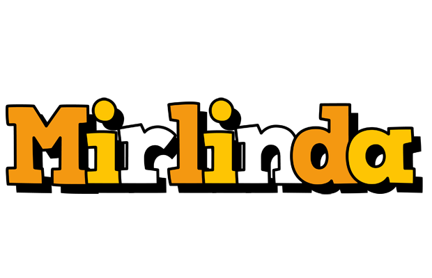 Mirlinda cartoon logo