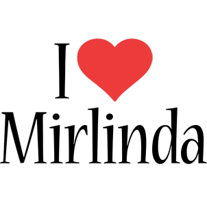 Mirlinda i-love logo