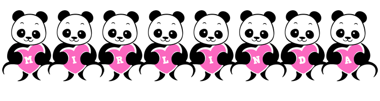 Mirlinda love-panda logo