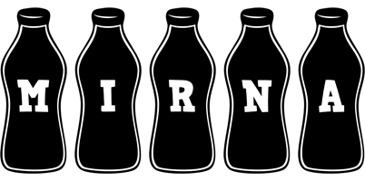 Mirna bottle logo
