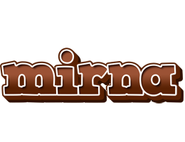 Mirna brownie logo