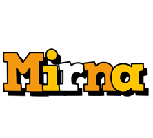 Mirna cartoon logo
